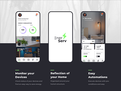 EnerServ | Energy Management App Concept