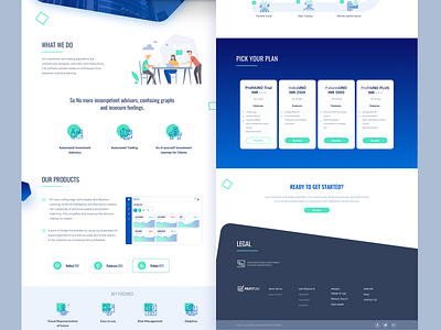 Preview chucks! artificial intelligence business design finance homepage onepager ui website