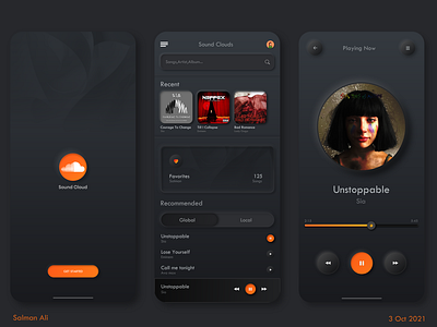 Music App Design