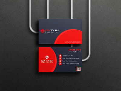 Modern creative and professional business card template design both side branding business businesscard card design cards company corporate design graphic modern minimalist modern modernbusinesscard print print ready professional red simple template trendy