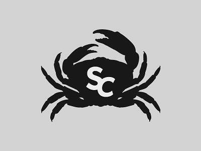 Supercel crab illustration logo vector