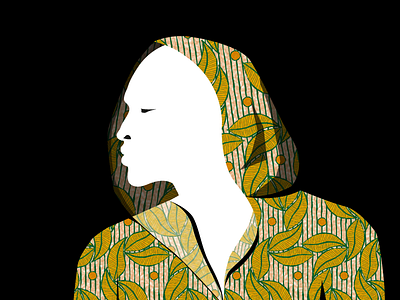 Hoody african fashion illustration print