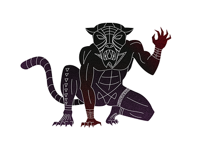 Pantera african beast graphic graphic design illustration illustrator man mask panther tribal vector