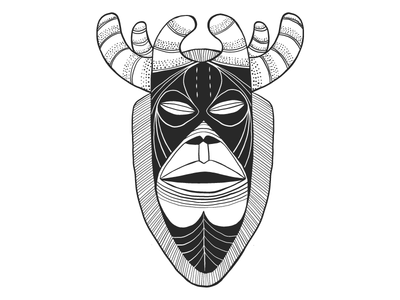 Stag mask