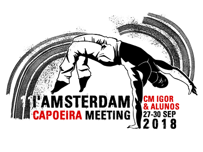 I'Amsterdam Capoeira meeting 2018 amsterdam capoeira design graphic martial art