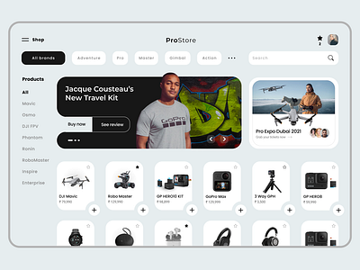 GoPro Shop Redesign