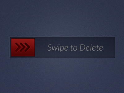 Swiper account action blue delete destructive lato red slide swipe ui