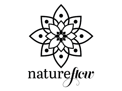 Natureflow - Logo Design clean design graphic graphic design logo logotipo logotype mandala modern nature studio