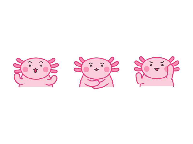 babyfish meme animals babyfish character character design cheerup comeon giantsalamander happy illustration illustrator meme stickers suprise
