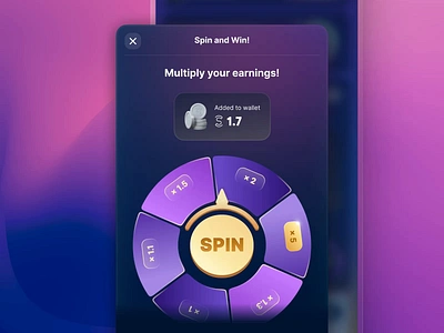 Sweatcoin Spin and Win” feature 🍀 after effects animation app bonus gambling multiples prize product design reward spin ui wheel