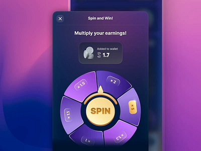 Sweatcoin Spin and Win” feature 🍀 after effects animation app bonus gambling multiples prize product design reward spin ui wheel