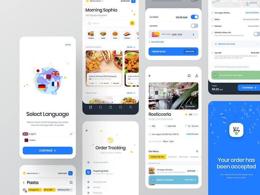 Food Delivery Application #1 by Farshid Darvishi for Orizon: UI/UX ...