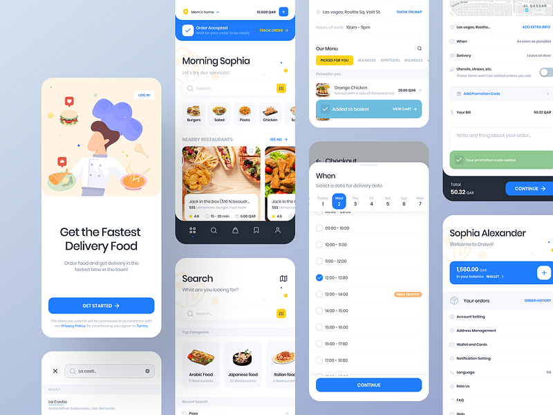 Food Delivery Application #2 by Farshid Darvishi for Orizon: UI/UX ...