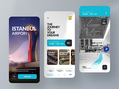 İGA - İstanbul Airport app redesign