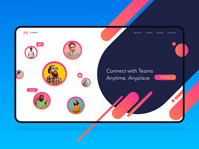 Team Connect - Landing Page