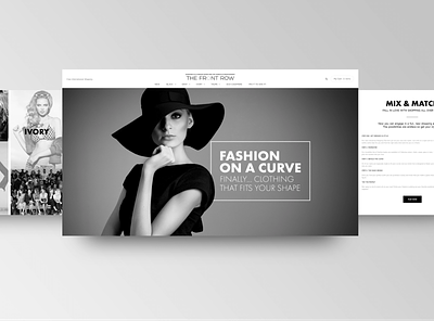 Clothes store website design design ui ux website