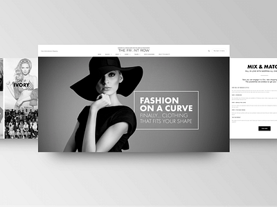 Clothes store website design