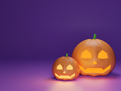 Cute Halloween Pumpkin 3d culture cute halloween illustration