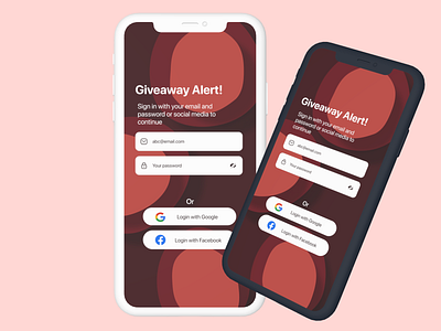 Givwaway Signup Page challenge dailyui design dribble giveaway ui y2k