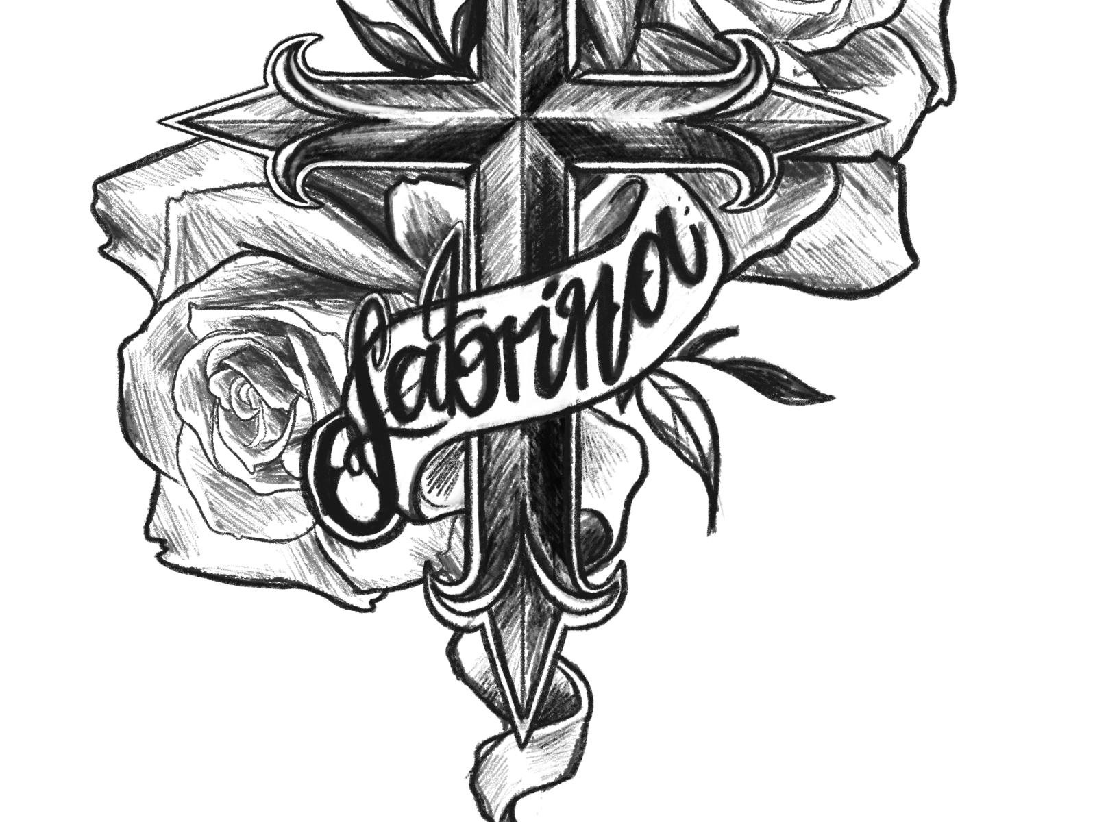 Memorial tattoo sketch by Jess on Dribbble