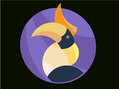 Golden Ratio - Harangued Hornbill branding design goldenratio icon illustration logo