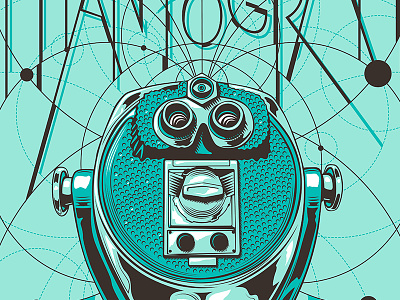Phantogram @Warehouse Houston houston illustration noleofantastico phantogram poster