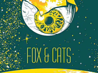 Fox & Cats Poster