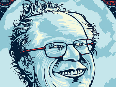 Bernie Sanders 2016 Art 2016 bernie sanders illustration noleofantastico poster potus the bern