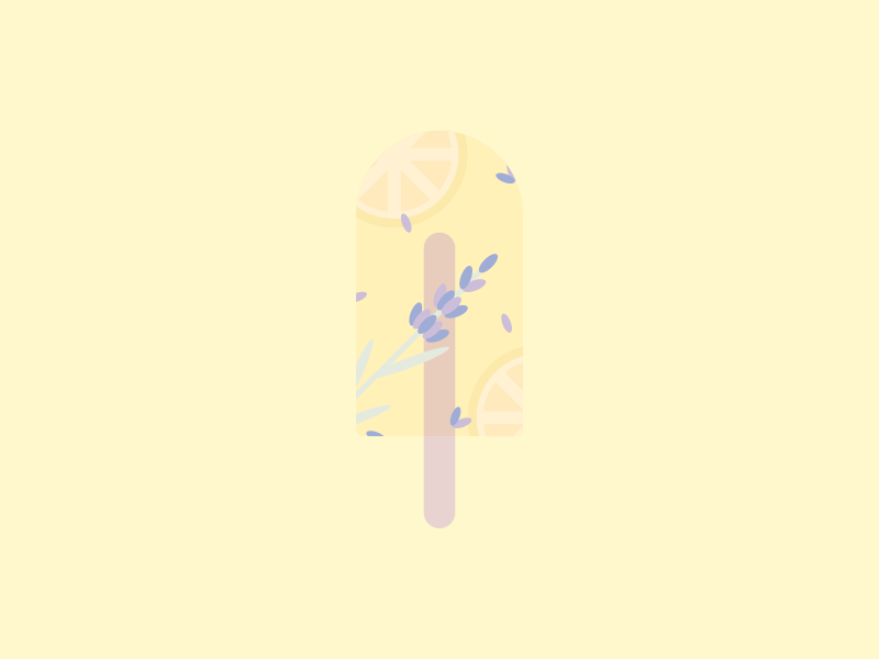 Lemon Lavender Popsicle