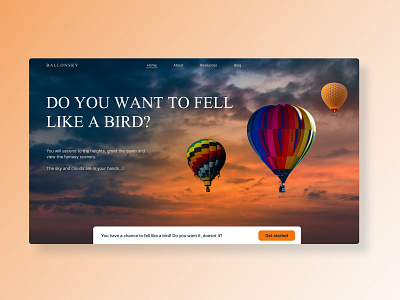 Ballons ballons design interface sky ui uidesign uidesigner uiux userexperience userinterface