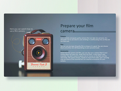 Camera camera design film illustration interface kodak logo ui uidesign uidesigner uiux userexperience userinterface