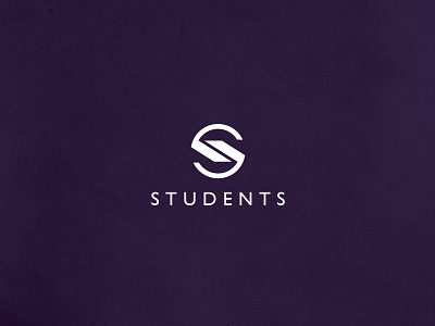 Students Branding branding circle gill sans logo purple s students