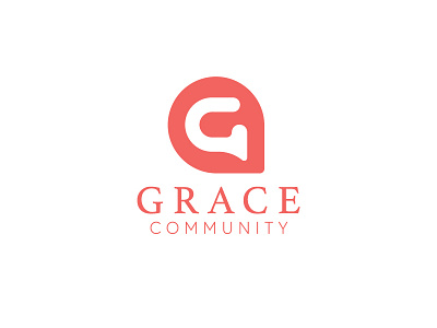 Grace Community Branding arrow branding g quote red