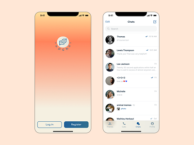 SupChat | Mobile App Design application branding design human interface illustration ios logo messenger mobile product design social network ui ux