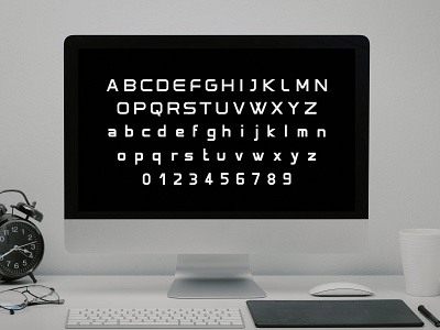 Typeface/Font design graphic design illustration vector