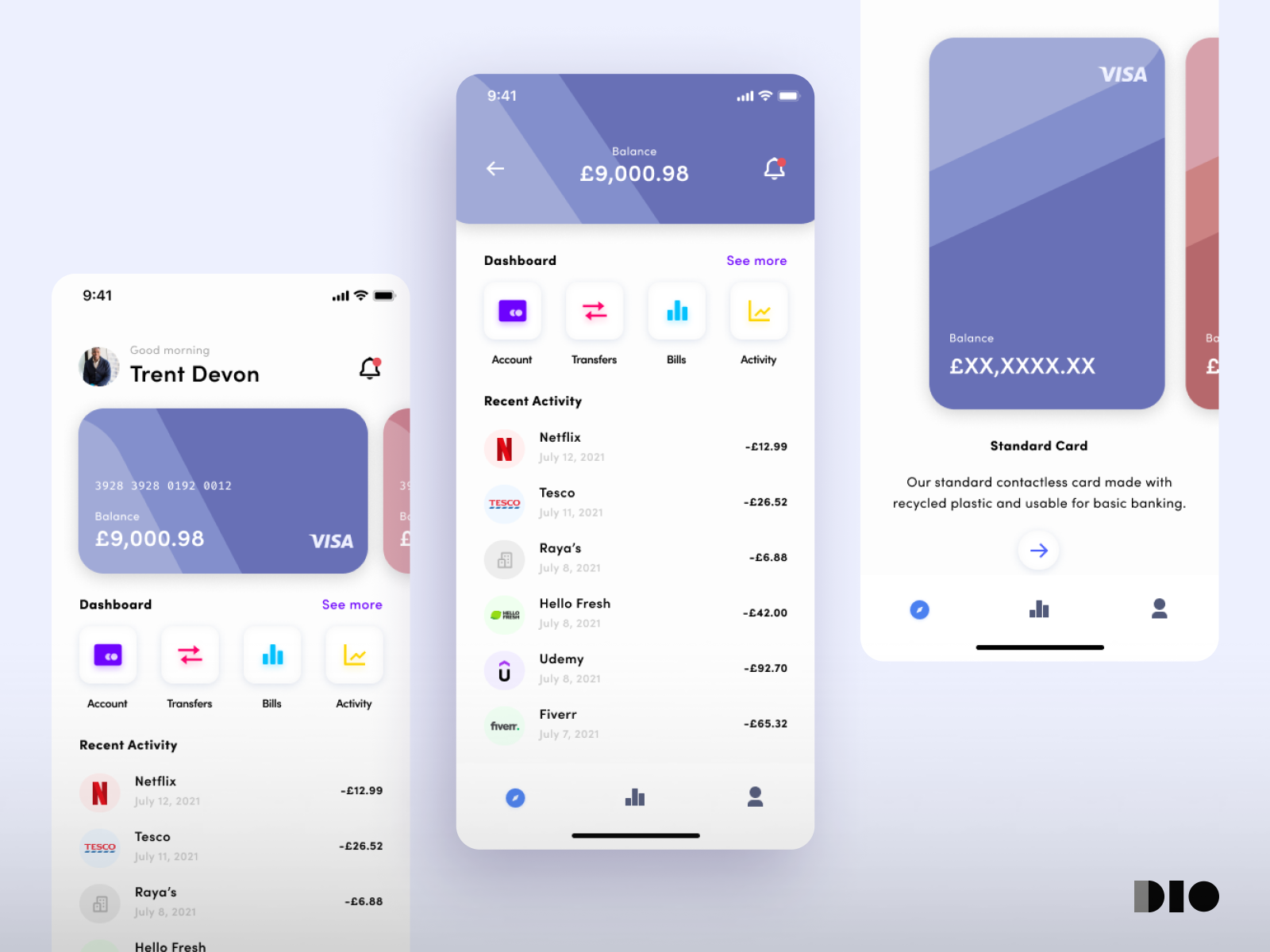 Native Banking App / UI Concept by Disinyo on Dribbble