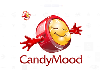 CandyMood brand branding logo vector