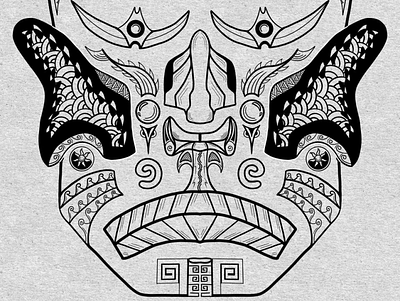 Light and shallow art design digital art drawing graphic graphic design illustration logo polinesian procreate sketch tattoo