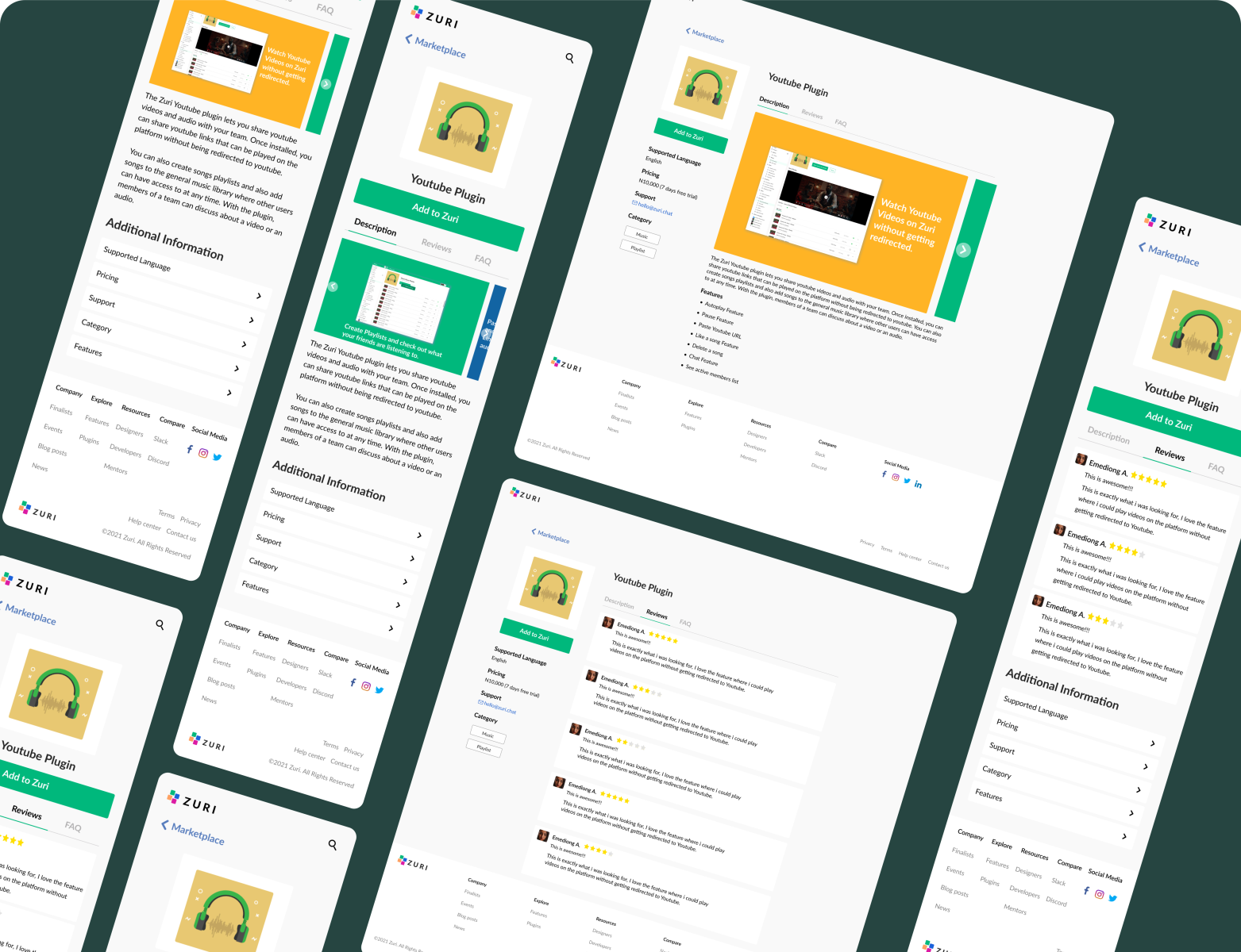 Responsive Website Flow For Youtube Plugin By Lucky Okungbowa On Dribbble