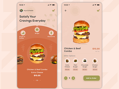 Burger Ordering App