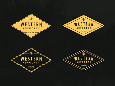 Western advocacy diamond logo western