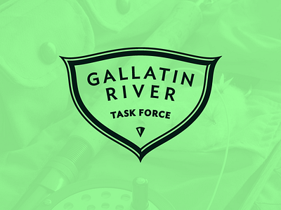 GRTF badge gallatin green identity logo river task force