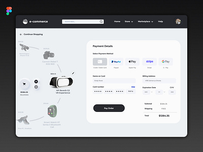 Cart Checkout Concept  - Credit Card