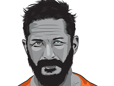 Tom Hardy Vector Portrait design fanboy graphic design illustration illustrator logo photoshope portrait tomhardy vector