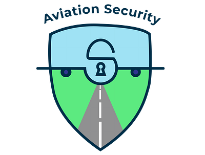 Aviation Security aviation aviation security branding design graphic design illustration illustrator logo logo design logo designing motion graphics security typography vector