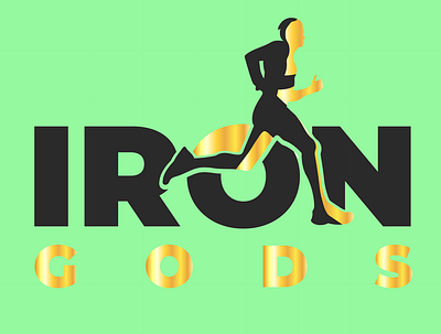 Iron Gods brand branding clothing brand design graphic design illustration illustrator logo logo design logo designing typography vector