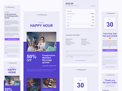 Free Email templates design system email design email marketing email receipt email template email templates figma password reset email receipt email responsive email sketch welcome email