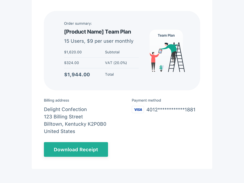 Order Confirmation Email by Sherif for Craftingemails on Dribbble