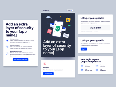 Authentication and secure login email templates authentication design system email email design email template figma html login user