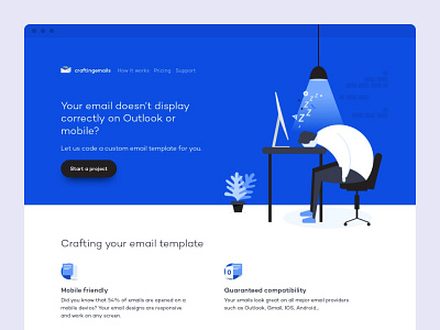 Landing page